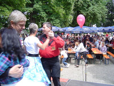 Die "Mannheim Old West Squares" sind immer wieder ein Höhepunkt beim Sommerfest.