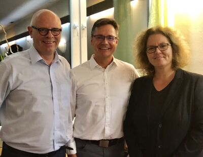 v.l. Dr. B. Boll, Ralf Eisenhauer, S. Leber-Hoischen