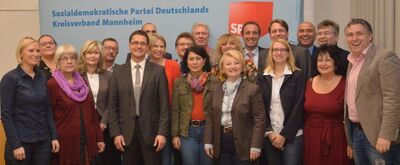 Die ersten 20 Kandidatinnen und Kandidaten der Mannheimer SPD