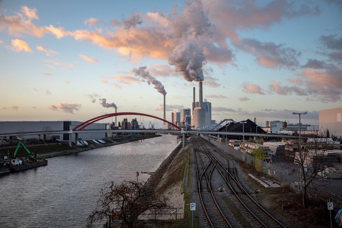 Blick auf das Mannheimer Großkraftwerk Bild: Gerhard Heckmann