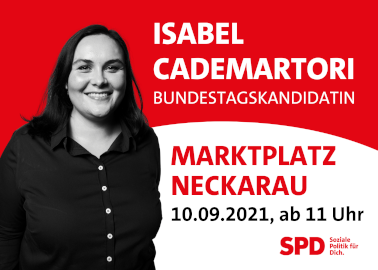 SPD-Bundeskandidatin Isabel Cadematori kommt nach Neckarau - Bild: Isabel Cadematori